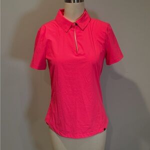 Nike Dri-FIT Women's Hot Pink Short Sleeve Polo